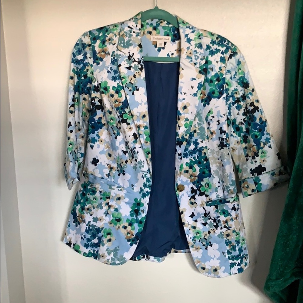 Floral Blazer